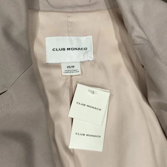 Club Monaco trench coat